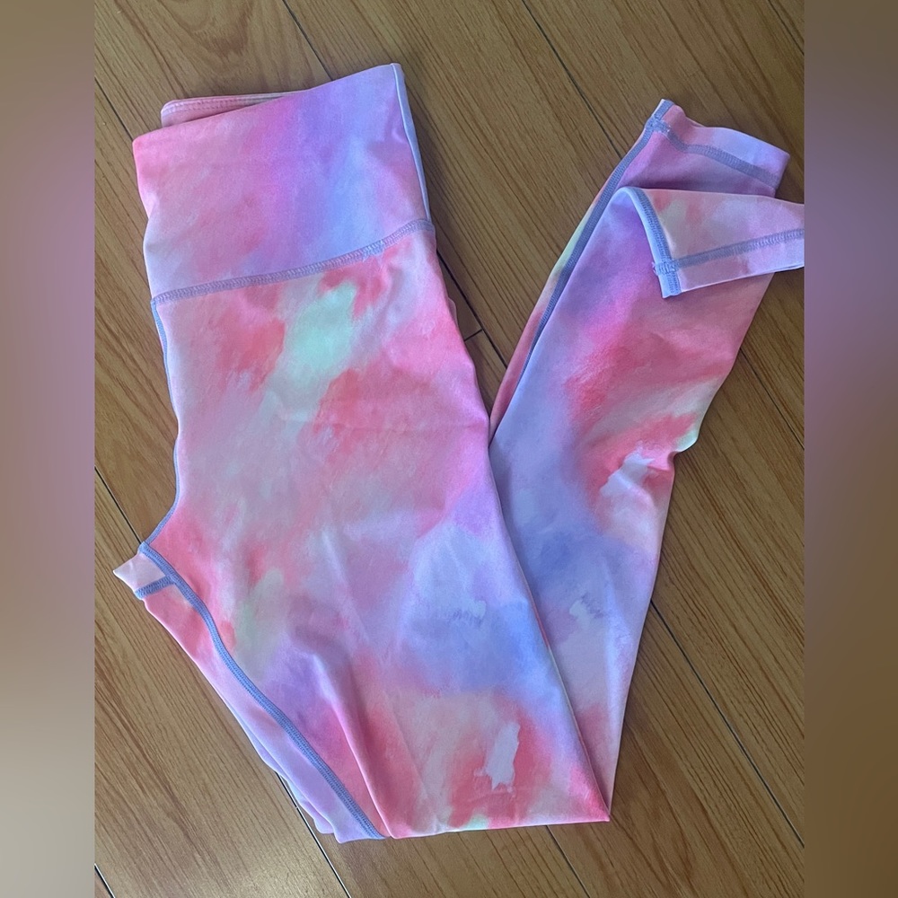 Zyia Cotton Candy Tie Dye Leggings